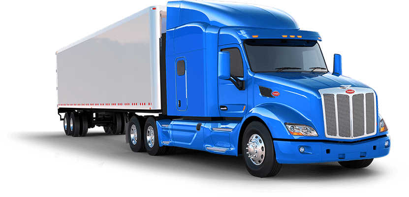 a blue truck